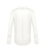 Garcon Shirt - Stretch Silk Charmeuse - Ivory