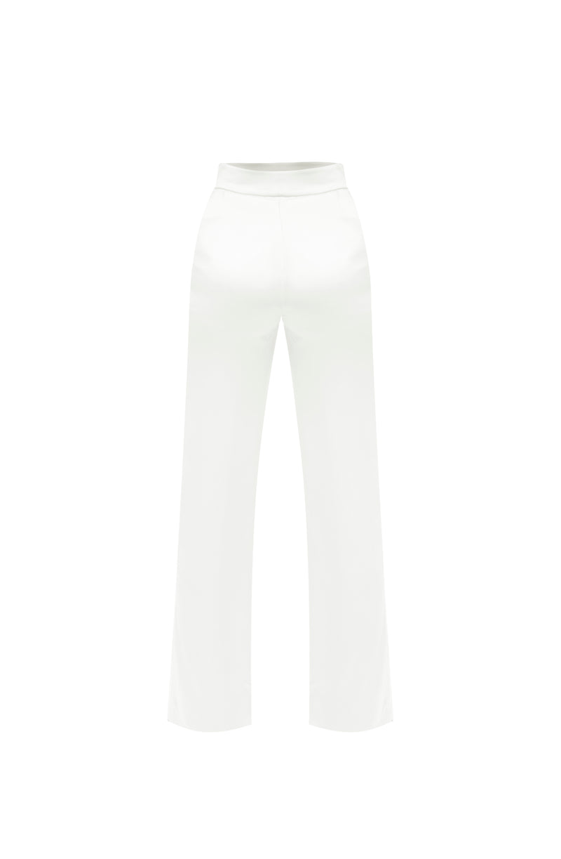 Krissy High Waisted Pant - Heavy Charmeuse/Lined