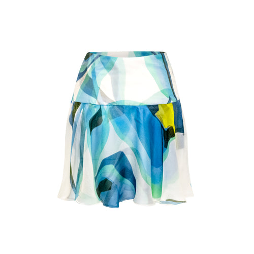 Margot Skirt Mini - Blue/Turquoise