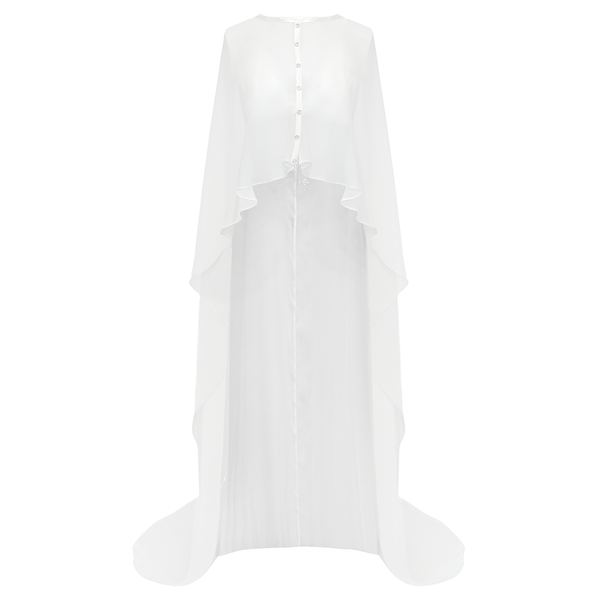 white christmas dresses Chiffon Cape