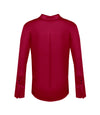 Garcon Shirt -Stretch Silk Charmeuse - Red