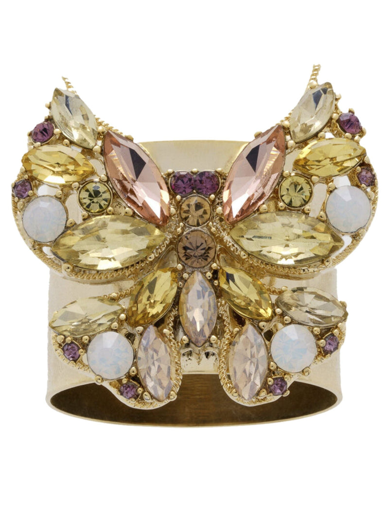 Jeweled Butterfly Napkin Ring Set of 2