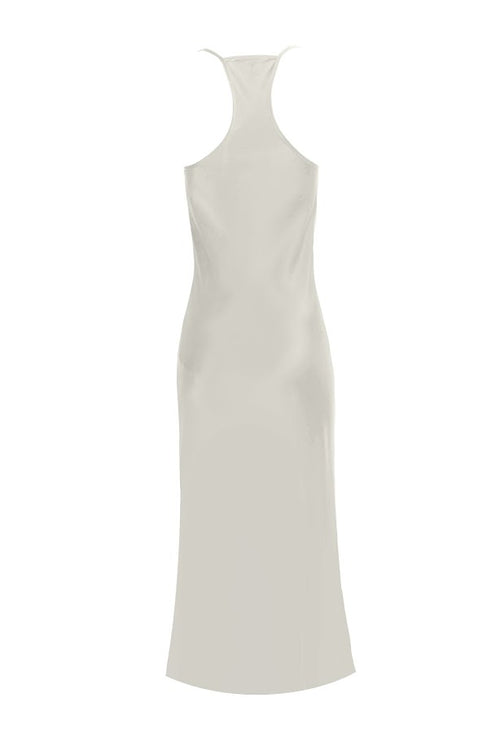 Helenita Dress - 30mm silk charmeuse- Ivory