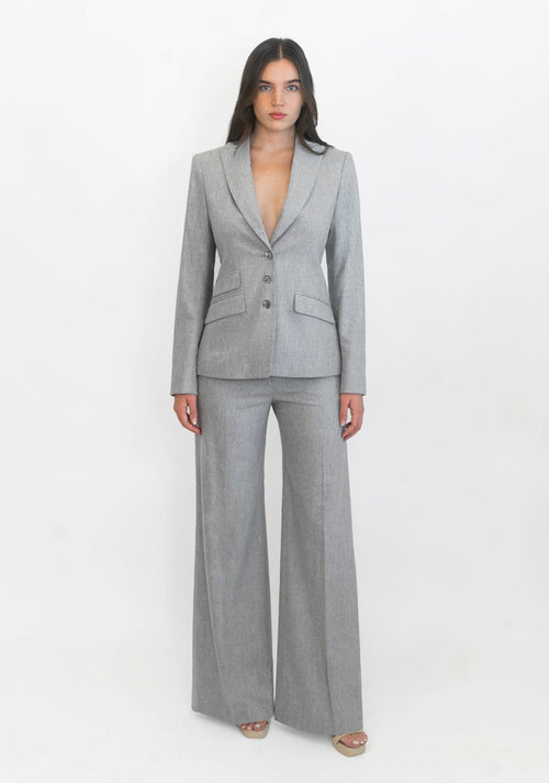 Stephanie Pant - Wool - Grey