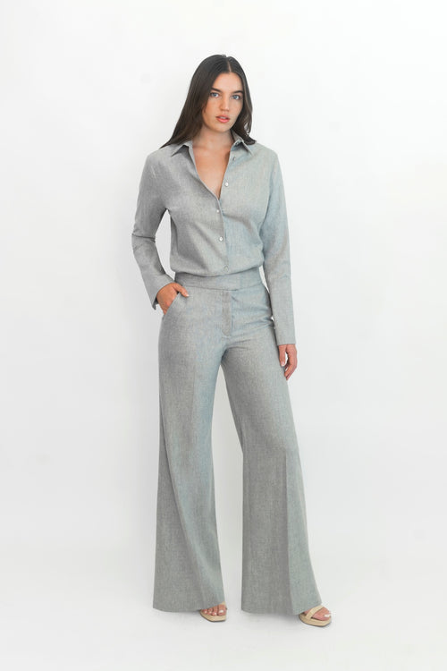 Garcon Shirt - Wool - Grey