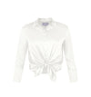 Garcon Shirt Stretch Silk Charmeuse - Ivory