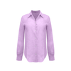 Bevie Button Down Shirt- Bubblegum Linen