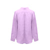 Bevie Button Down Shirt- Bubblegum Linen