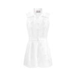 Rosie Romper - Ivory Embroidery Eyelet