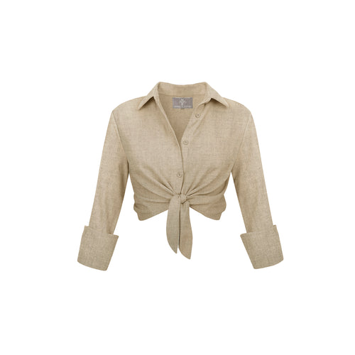 Garcon Shirt - Wool - Tan