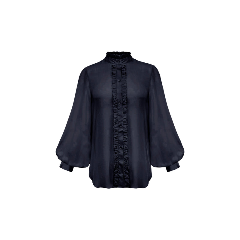 Zoey Blouse-Midnight