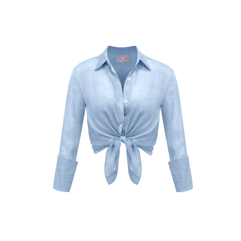 Garcon Shirt - Linen - Light Blue