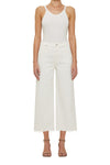 Lyra Wide Leg Crop-  White