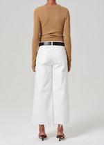 Lyra Wide Leg Crop- Soft White