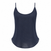 Helenita Top - Linen - Midnight | Michelle Farmer