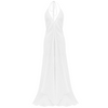 Bias Gown - Single Layer- Linen Gauze - White