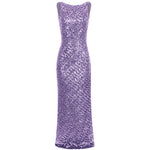 Brandy Maxi Gown- Glicine Sequin