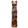 Brandy Maxi Gown-Multi Brown Sequin