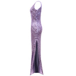 Brandy Maxi Gown- Glicine Sequin