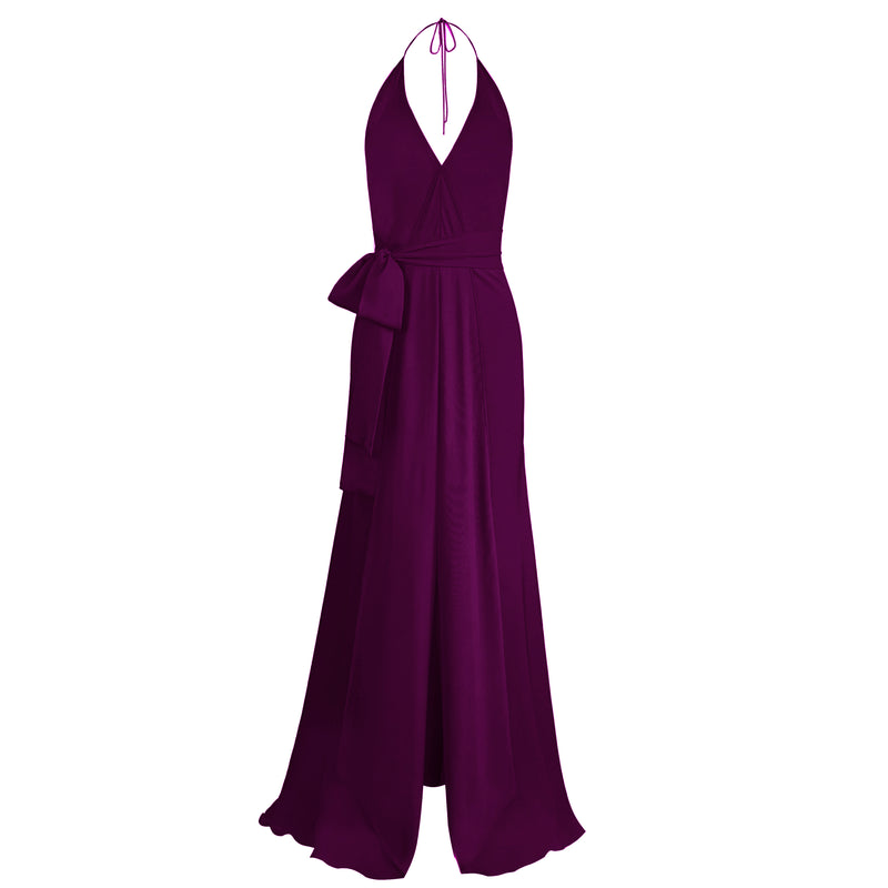 Bias Gown -Chiffon- Plum Bias Gown -Chiffon- Plum