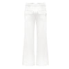 Drawstring Pant -30mm Silk Charmeuse - Ivory 006