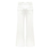 Drawstring Pant - 30mm Silk Charmeuse - Ivory