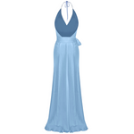 Bias Gown - Single layer Georgette - Hydrangea