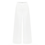 Stephanie Pant - White Linen