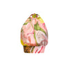 Bardot Top - Silk Chiffon - Pink / Green Abstract