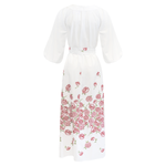 Brooke Dress - Red embroidery