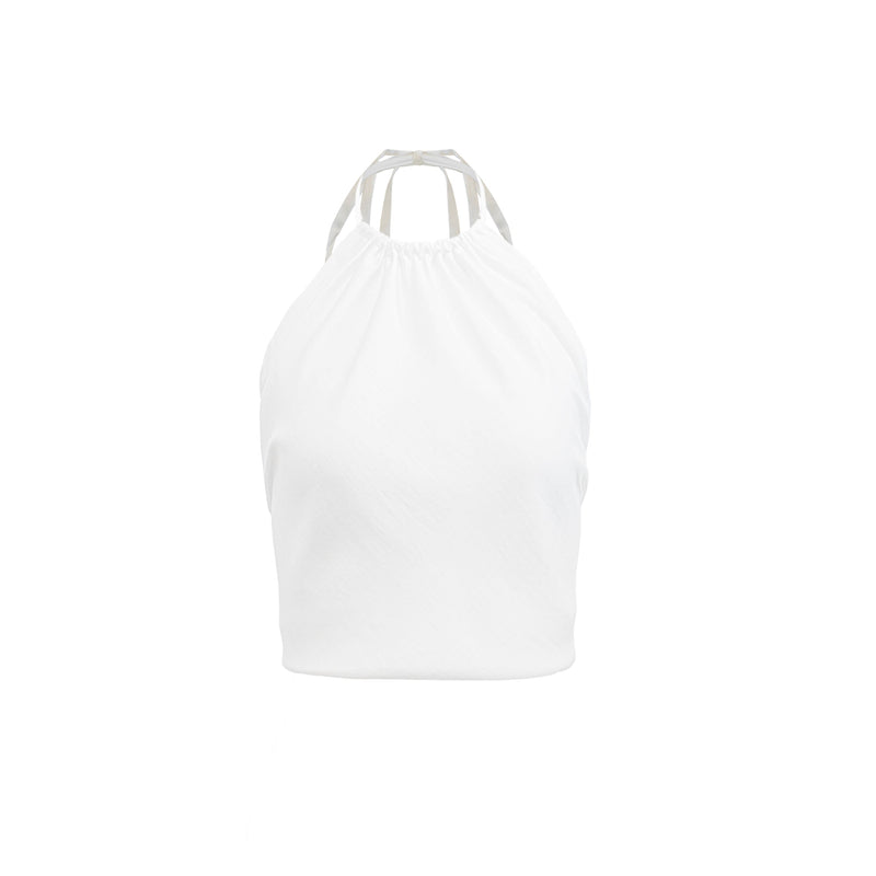 Sassy Top - White Linen