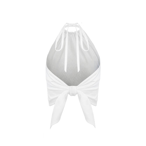 Sassy Top - White Linen