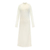 WARI Dress, Midi- Ivory