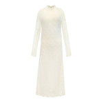 WARI Dress, Midi- Ivory