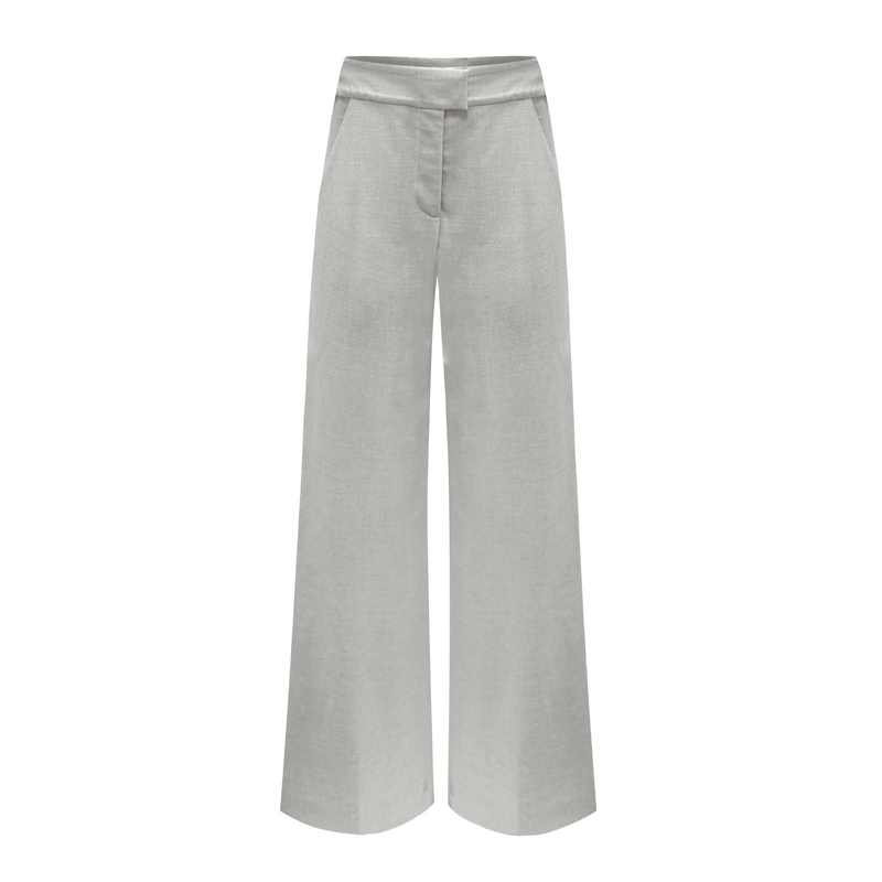 Stephanie Pant - Wool - Grey
