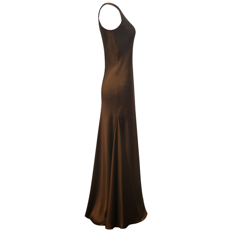 Laura Gown - Chocolate Michelle Farmer Laura Gown - Chocolate Michelle Farmer