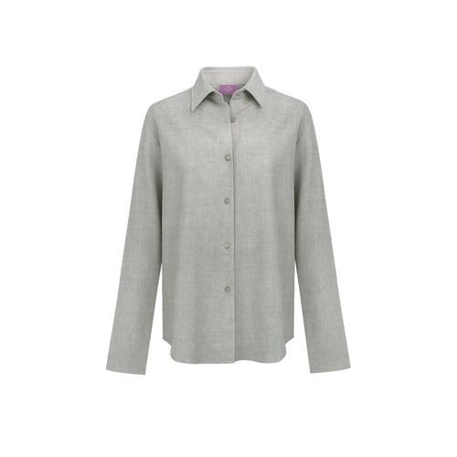 Garcon Shirt - Wool - Grey