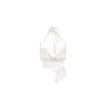 Bardot Top-Chiffon over Charmesue-Optic White