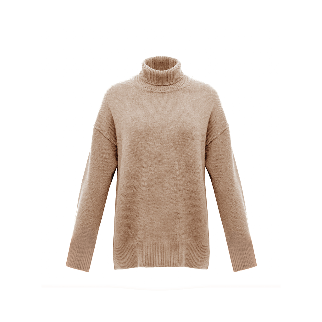 Ali Cashmere Turtleneck - Nuthatch – Michelle Farmer