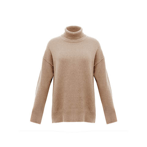 Ali Cashmere Turtleneck - Nuthatch – Michelle Farmer