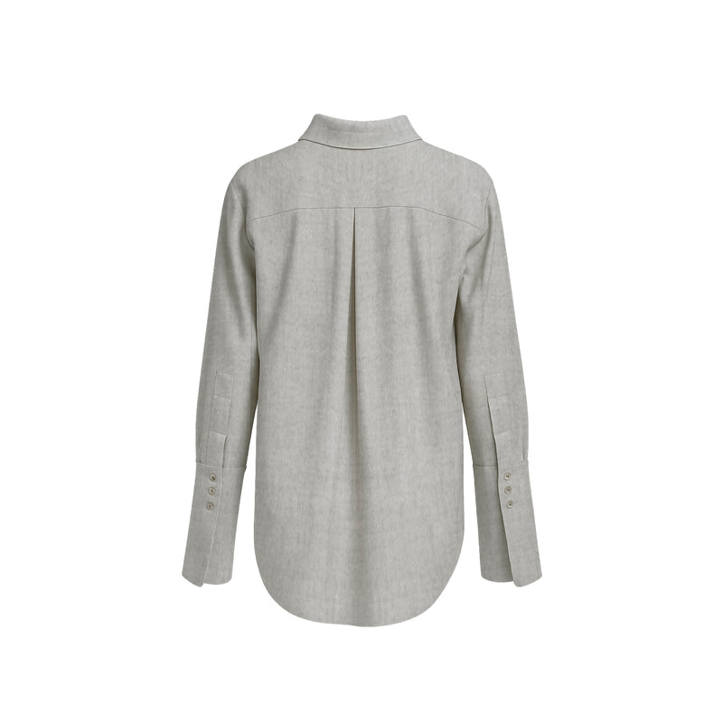 Garcon Shirt - Wool - Grey