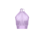 Bardot Top-Silk Charmeuse-Rose De France