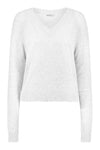 Cashmere Frayed Edge Vee