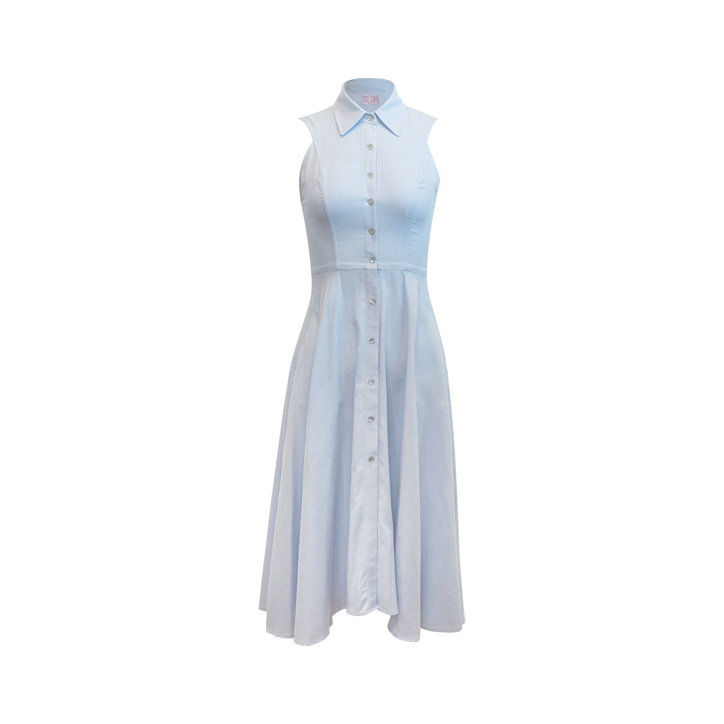 light blue alice dress White & Light Blue Alice Dress by Classic Whimsy - Girls Dresses
