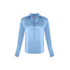 Garcon Shirt - Stretch Silk Charmeuse - Hydrangea