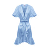 Penelope Mini Dress - Linen Sky Blue