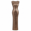 Brandy Maxi Gown-Copper Sequin | Michelle Farmer