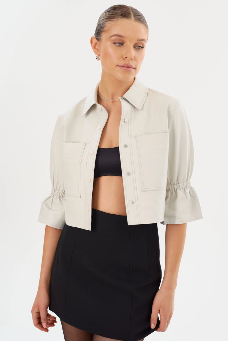 Carolina Jacket- Whisper White
