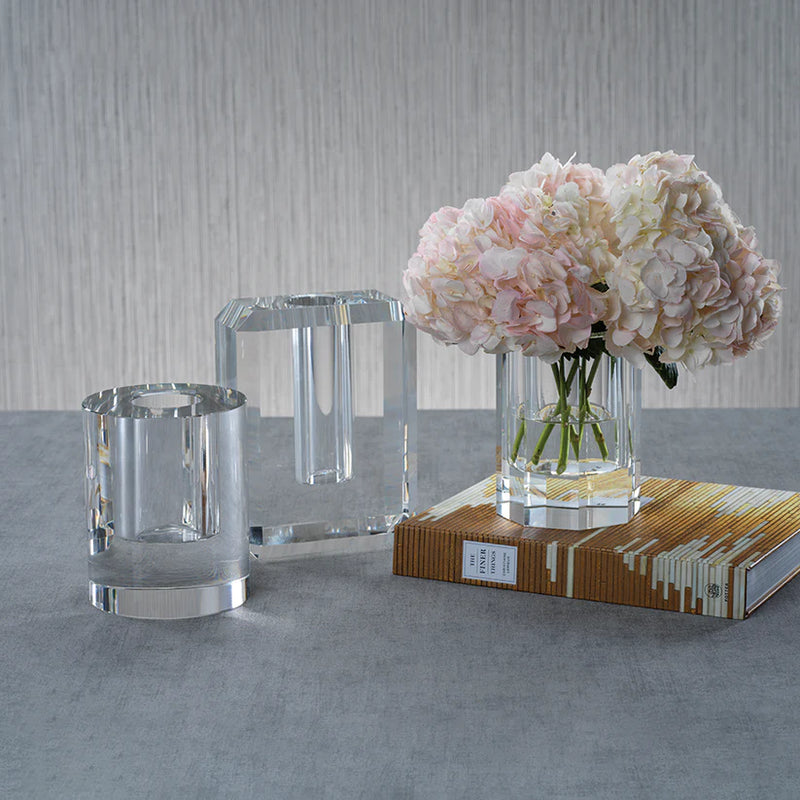 Emilia Crystal Vase - Round