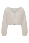 Cornelia Cropped Cardigan- White